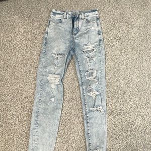American eagle light wash jeans